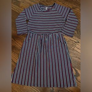 NWT New Old Navy Dress Girls Red White And Blue